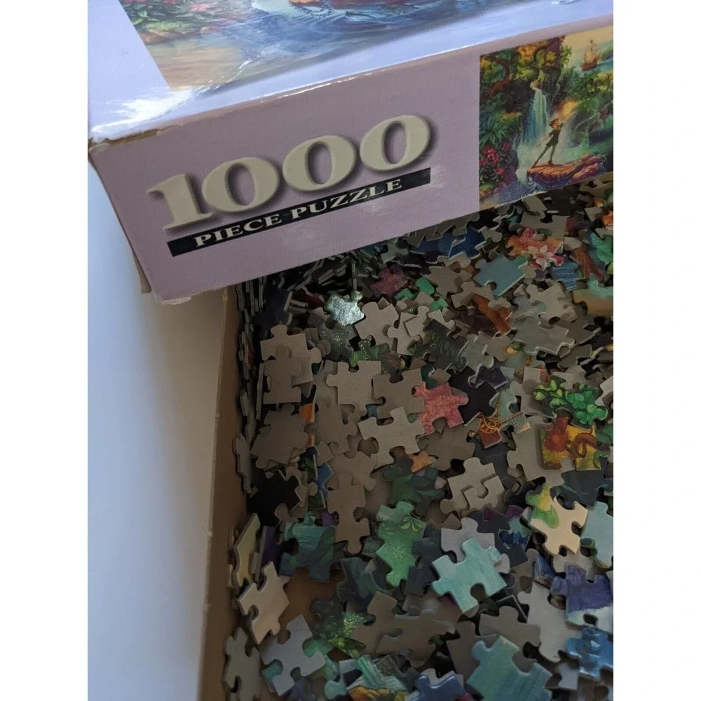 Vintage Disney Jigsaw Puzzle Du Bois Artist Collection Peter Pan 1000 Piece RARE - Picture 9 of 11